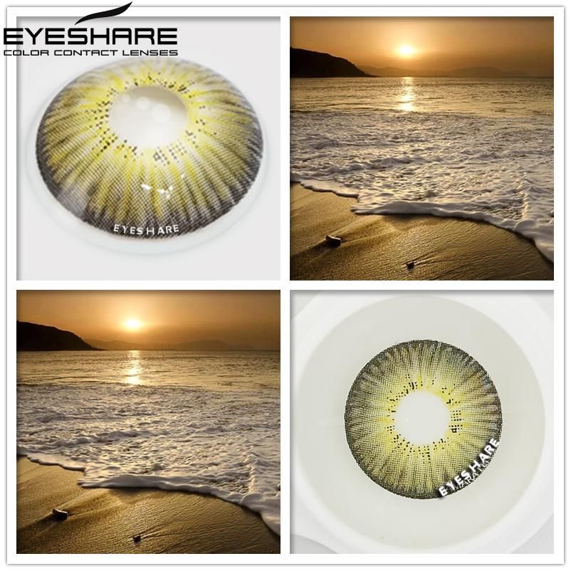 Eyeshare Color Contact Lenses 1Pair NEW York PRO Series Beauty Pupilentes Color Contacts Lens Cosplay Colored Contact Lenses for Eyes