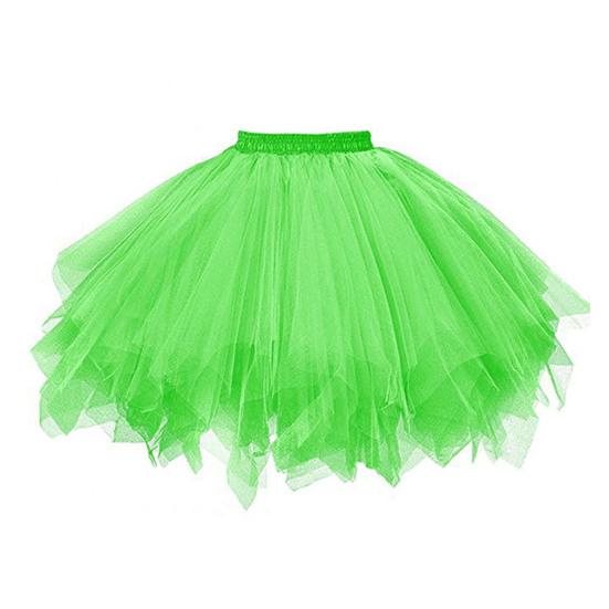 Женская юбка-пачка трапециевидной формы, с большим распашным краем, однотонная, многослойная, ярких цветов, с высокой эластичной резинкой на талии, пышная газовая короткая юбка для танцев