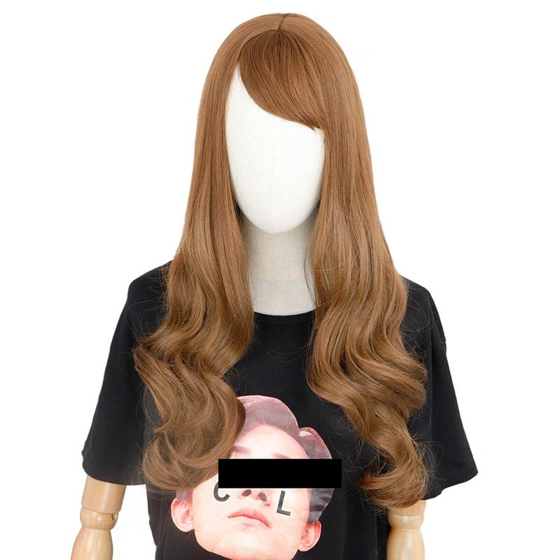 MERISIHAIR Длинные волнистые парики для чернокожих женщин, афроамериканские синтетические волосы, розово-коричневые парики с челкой, термостойкий парик