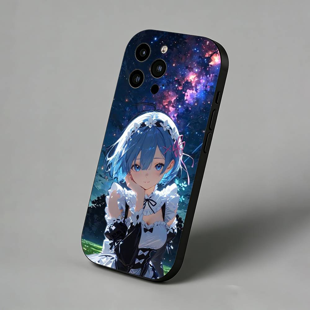 Чехол Rem R-Re Anime Z-Zero для iPhone 17 Air 16 Pro Max 16e 15 Plus 14 13 12 11 Защитная крышка для задней панели