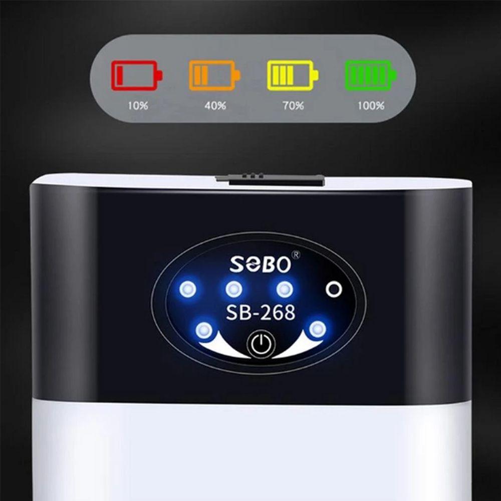 Operate Bubbler Aquarium Air Pump Fish Tank Oxygen Pump USB Charging Rechargeable Lithium Battery