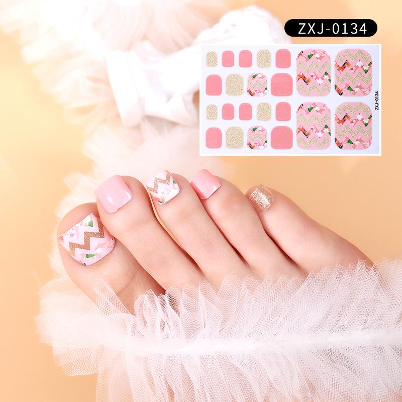 Летняя новая наклейка для ногтей, милая наклейка для ногтей на ногах, водонепроницаемая прочная наклейка для ногтей, декоративная женская