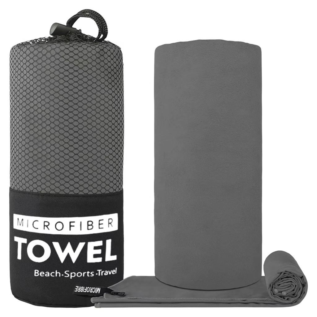 Quick-Dry Microfiber Travel Towel for Camping, Beach,BackpackingHiking and Sports - Lightweight and Absorbent