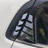 Kia Old K2 Седан 11-16 Задние боковые окна (треугольные) с жалюзи, текстура под карбон