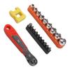 Comfortable Grip Adjustable Ratchet Quick-release Drill Ratchet Screwdriver