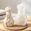 3D Силиконовая форма Девочка в молитве DIY Мария Ручная работа Форма для литья свечей мыла аромавоска полимерной глины polymer art craft