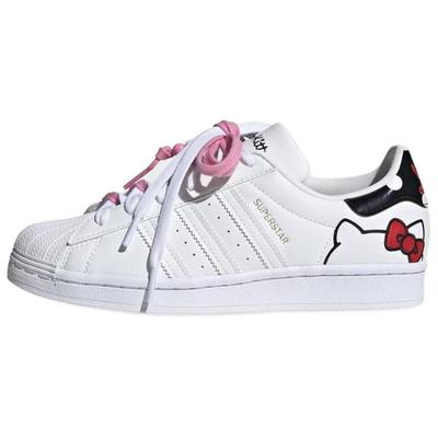 Кроссовки женские Hello Kitty X Superstar 'Белый Блаженство Розовый' GW7168