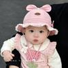 Быстросохнущая панамка-рыбачок для девочки с кружевным бантом - Весна/Осень, защита от солнца
