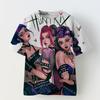 Мультяшная аниме k-pop группа охотников на ведьм 3D-печать уличная мода футболка для детей мальчиков и девочек футболка топ одежда