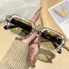 1pc European and American retro men's and women's fashionable sunglasses trend versatile summer sun shading and UV protection fr
