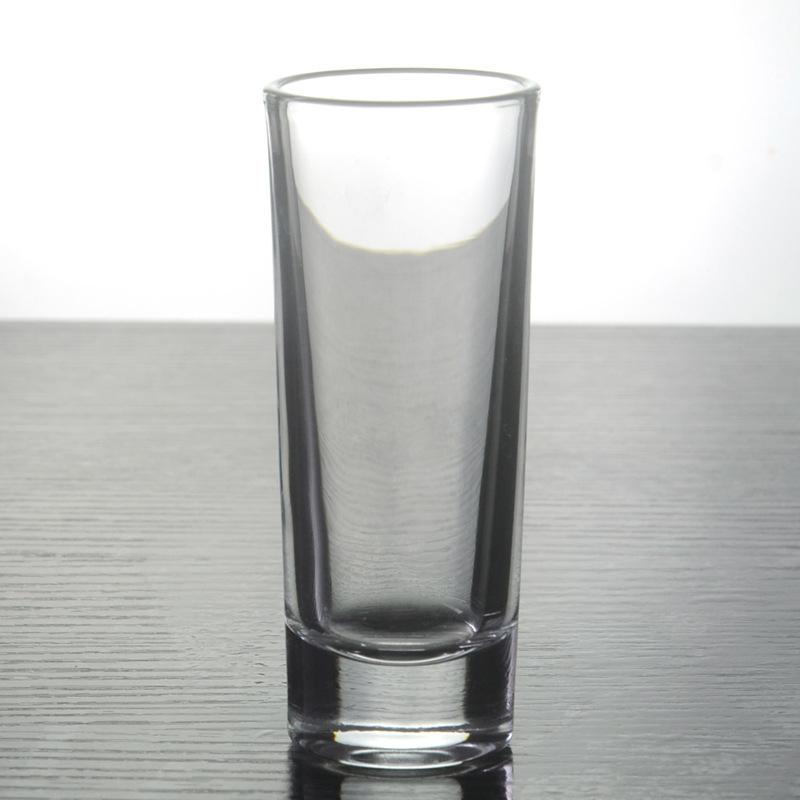 Набор из 8 шт. Стеклянные стаканы Простота Толстодонные стопки Прозрачные бытовые рюмки для ликера Спиртное Водка Бренди Коктейльные рюмки