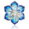 Rhinestone Flower Brooch for Women Unisex Pins Banquet Party Backpack Gifts Jewelry Accessories