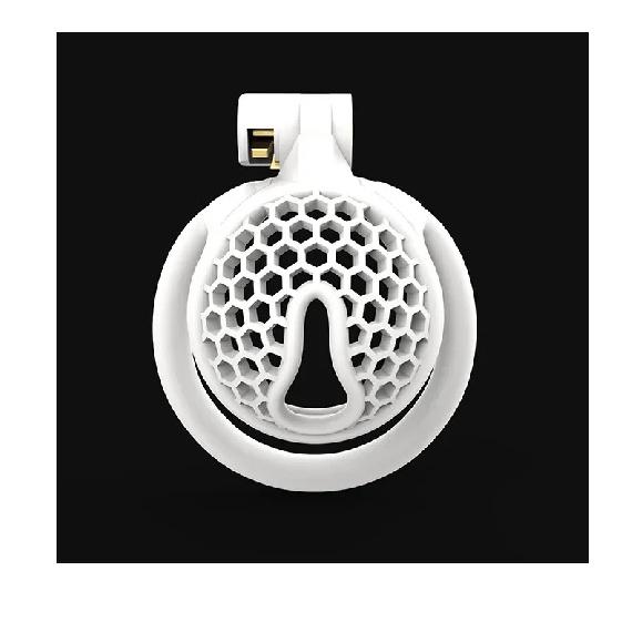 Flat Chastity Lock Bondage Breathable Cock Cage with 4 Rings SM Abstinence Chastity Device Anti Cheating Gay Male Adult Sex Toys