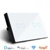 Melery Wi-Fi Умный выключатель света Tuya 4/5/6/8/10 клавишный Стеклянная настенная панель Сенсорный экран Голосовое управление через Alexa Google Home Assistant