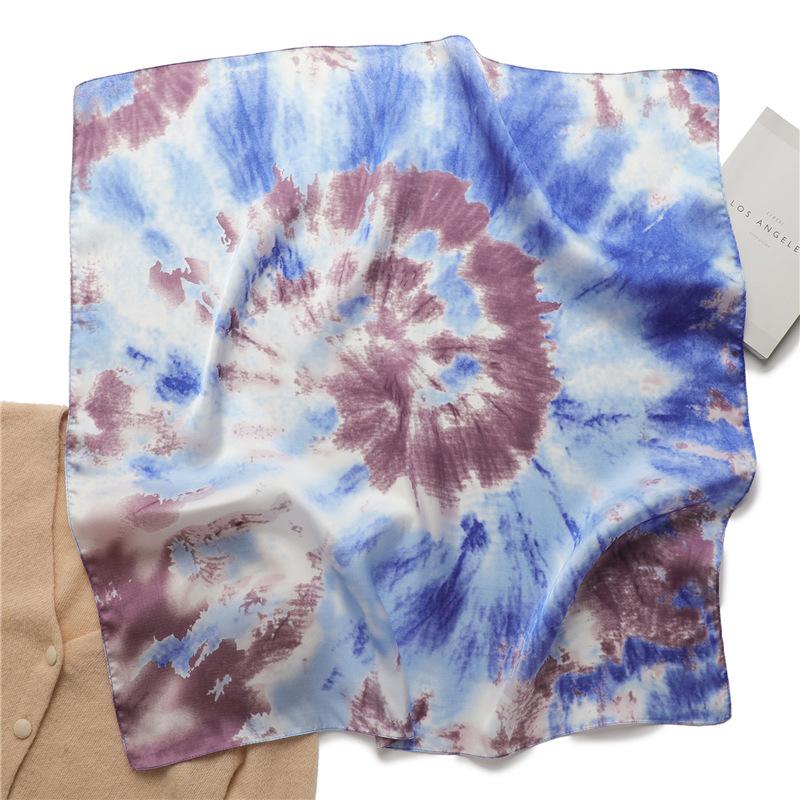 70 * 70cm New Silk Small Square Scarf For Women'S Neck Protection Professional Scarf Versatile Hair Tie Headscarf Scarf