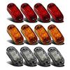 4x 12/24V LED Side Marker Indicator Front Light RV Trailer Truck Lorry Indicator