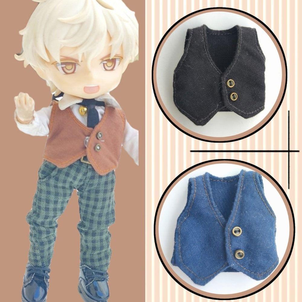 Boys Girls YMY Doll Clothes Casual Wear Doll Shirts New Vest Tops 1/11 ob11 dolls/1/12 Bjd Doll