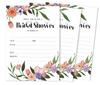 Inkdotpot 30A FloralA Fill-In Style Bridal Shower Invitations Wedding Blank