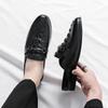 Fashion Summer  Men's Casual Half Slippers Sandals Comfortable Men's Shoes Fashion Loafers Luxury Black Slippers Outdoor Walking Large