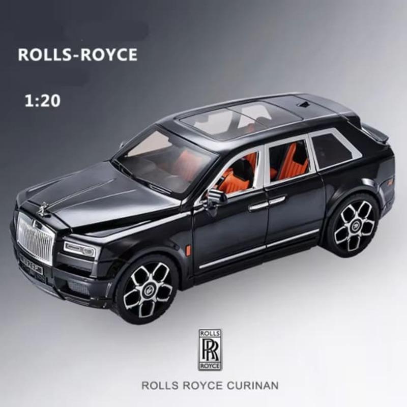 1:20 Rolls-Royce SUV Cullinan Alloy Luxury Car Model Die Литой металлический игрушечный автомобиль Модель автомобиля Звук и свет инерционный двигатель с шестью дверями Детская игрушка в подарок