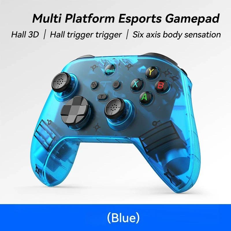 Беспроводной мобильный игровой контроллер, совместимый с Bluetooth, с датчиками Холла на триггерах и джойстике, поддерживающий Switch/ПК/Android/iOS