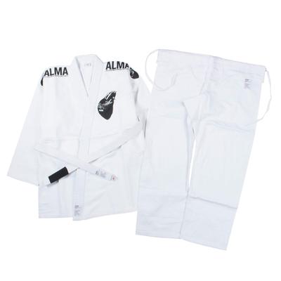 ALMA Overseas Made Gi Белый Белый A4 (Альма) Джиу-джитсу [с Оби] JU2-A4-WH