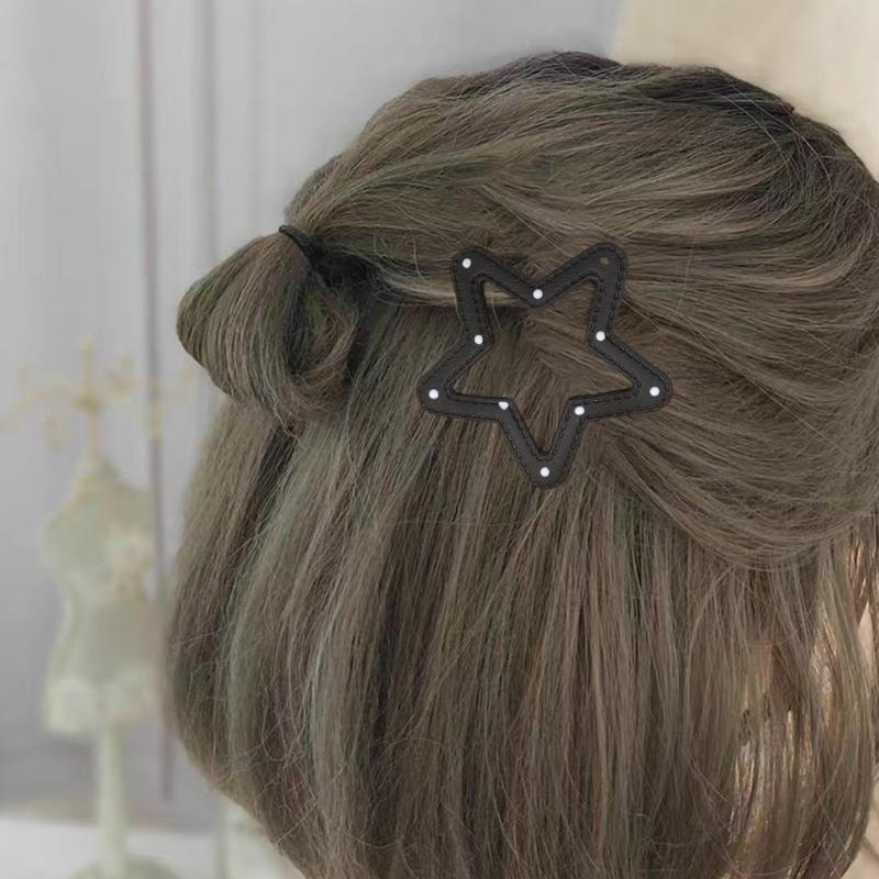 Popular Star Hairpin Snap Clip Hair Barrettes Cloud Hair Clip Women Hair Accessories Side Pin for Girls Kids Hair Decors