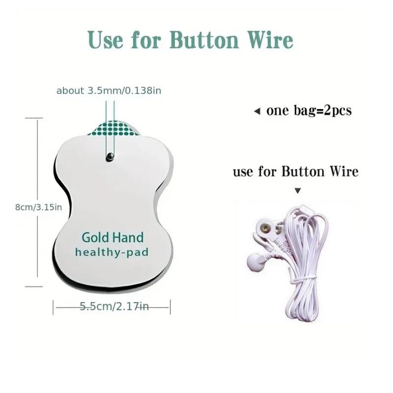 10/50PCS Electrode Pads Gel Tens Acupuncture Physiotherapy Machine Slimming Pulse Ems Muscle Stimulator Massager Sticker Care