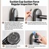 Suction Cup Hanger Organizer Stacker Telescopic Clothes Hanger Storage  Home Use