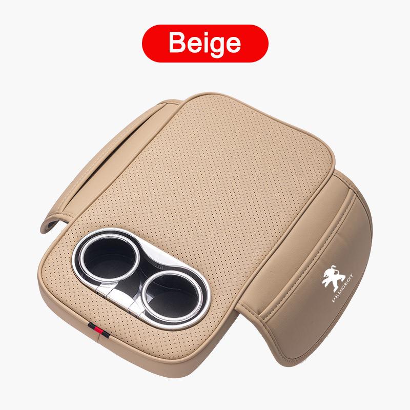 Car Center Console Armrest Cushion With Cup Holder Car Arm rest Cover For Peugeot 408 4008 308 3008 Rifter 5008 508 2008 208 RCZ