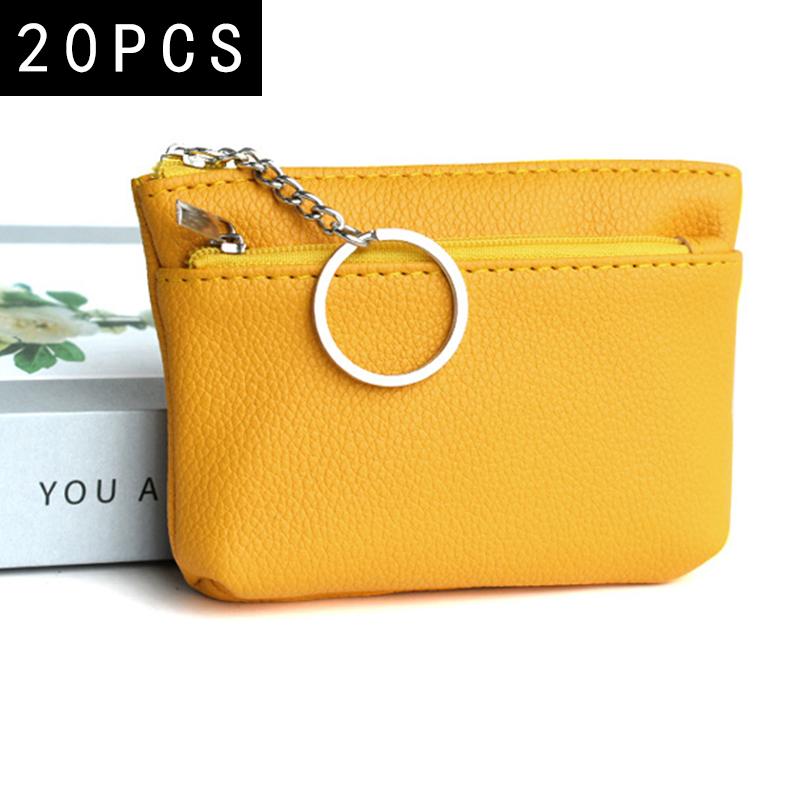 Coin Purses Women PU Leather New Small Mini Soft Surface Fashion Key Bank Card Coin Small Wallet