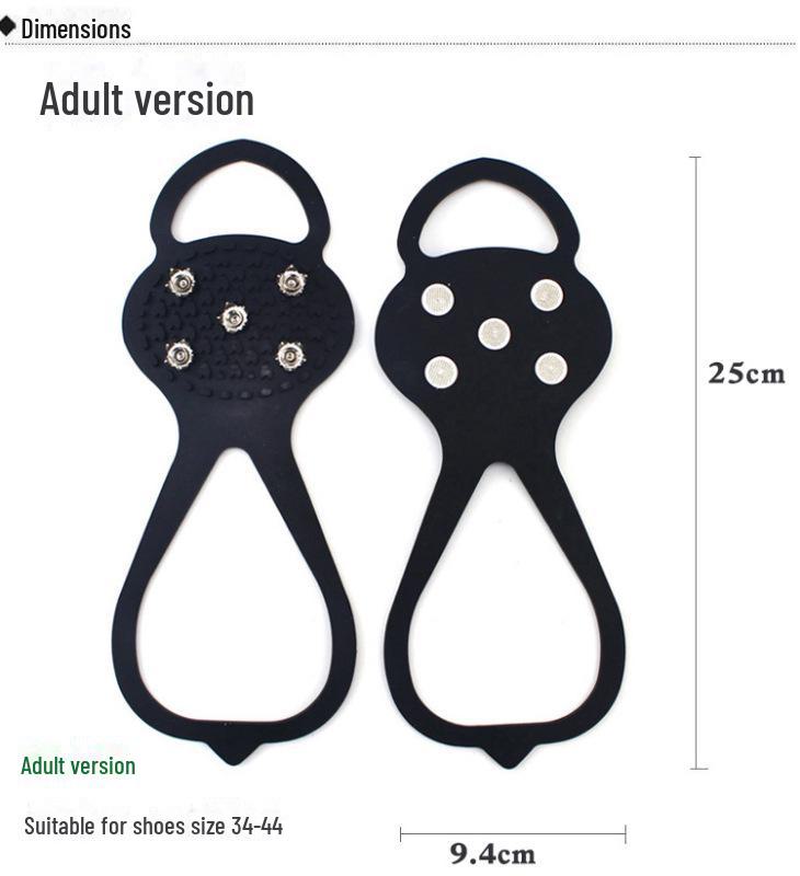 10-зубчатые противоскользящие кошки из нержавеющей стали для снега и льда - шипы для альпинистской обуви на открытом воздухе