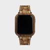 Деревянный ремешок для Apple Watch 38/40/42/44 мм Зебра Совместим с SE/6/5/4/3/2/1
