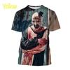 Summer Horror Movie Horror 3D Printing T Shirts Men's Casual Fashion Thriller Clown Halloween Short Sleeve Fun Cool T Shirt Tops… More