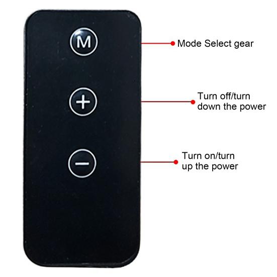 Мини-массажер для мышц и тела, 19 скоростей, 8 режимов, устройство для ухода за талией и шеей, для снятия боли, релаксации всего тела, шейный массажный патч