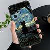 Ретро Масляная Живопись Ван Гог Кот Чехол для Телефона Для Samsung Galaxy A52S A04S A21S A33 A23 A13 A14 A32 A52 A53 A54 A51 A71 M51