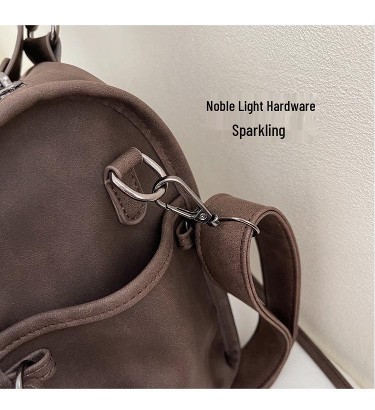 2025 Retro Motorcycle Crossbody Bag: Stylish & Spacious One-Shoulder Handbag for Women