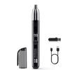 Nose Hair Trimmer with LCD Battery Display for Men and Etiquette USB Hair Ear Eyebrow Nose Hair Japanese Instruction Manual Included Compact, 3-in-1