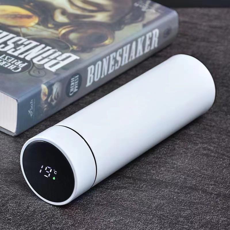 Frosted 304 stainless steel intelligent temperature display thermos cup with tea partition tea cup gift box set gift water cup