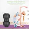Muscle Relaxation Fitness Yoga Peanut Massage Ball Peanut Massage Ball Fascia Ball Lacrosse Ball