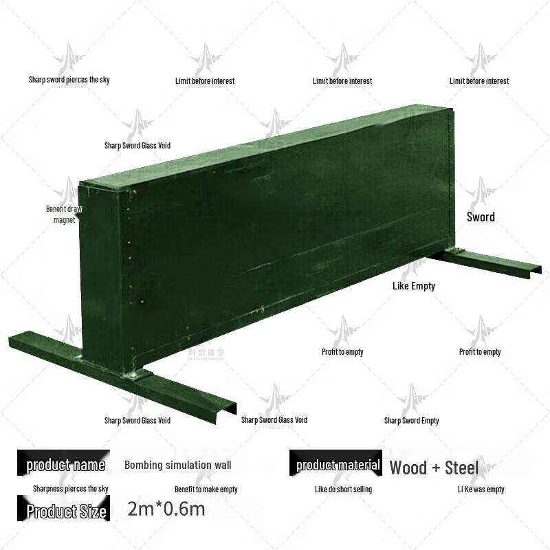 Tactical Throwing Target Wall