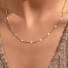 Stainless Steel Necklaces Fashion Minimalist Chain Light Luxury Exquisite Necklace For Women Zircon Non-fading High-quality New