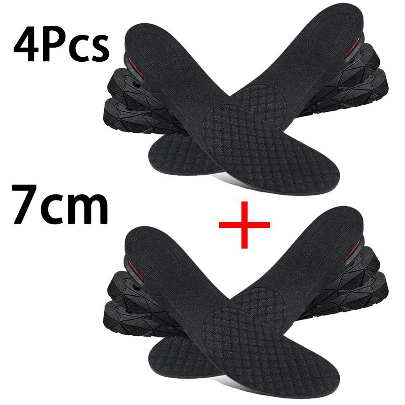 1 пара/2 пары регулируемых стелек-подъёмников, вставки с воздушной подушкой для увеличения роста, мягкие дышащие подкладки для кожаной обуви и кроссовок