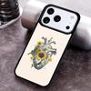Flower Heart Phone Case for iPhone 17 16 15 Pro Max Air 14 13 12 11 Plus Shockproof Cover