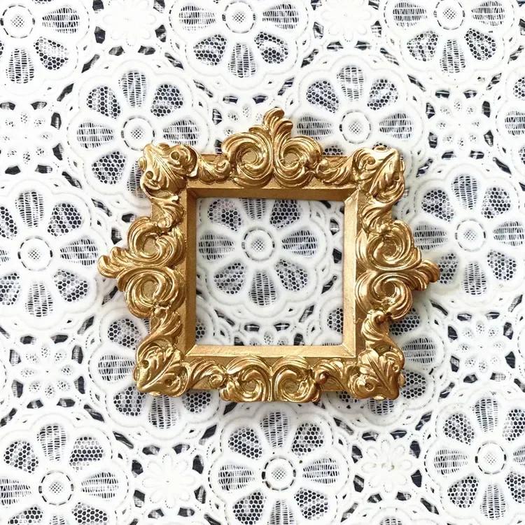 Европейская мода креативные подарки в викторианском стиле ретро смола мини ангел овальная маленькая фоторамка аксессуары позиционная рамка