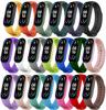 Ремешок для Xiaomi Mi Band 6 7 браслета Спортивный силиконовый ремешок для часов Miband band6 band4 correa Для Xiaomi mi band 3 4 5 7 ремешки