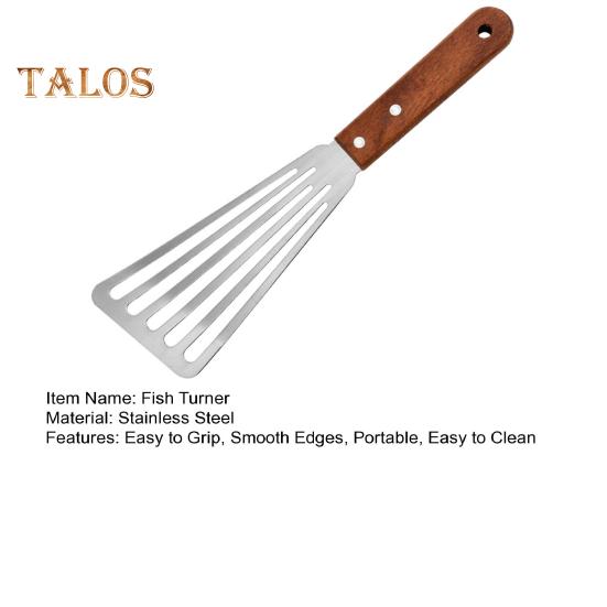 Тернер для рыбы, полирующая поверхность, гладкие края, удобная ручка, практичное переворачивание блинов, кухонная лопатка, кухонные принадлежности для пекарни