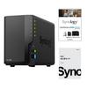 Synology Комплект NAS с Quad 2 ГБ и для Standard Распространяется Field авторизованным дистрибьютором в Телефонная поддержка DS225+ /G 2-отсековый (В комплект входит путеводитель)