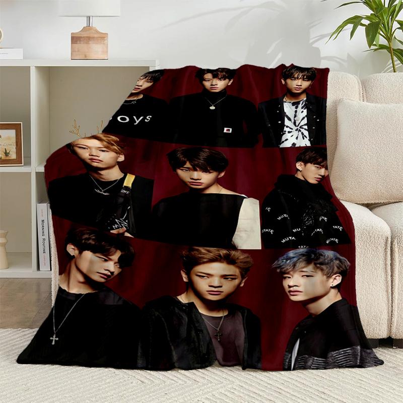 1PC Kpop Stray Flannel Blanket Gift, Suitable for Both Men And Women, Soft Ideal for Beds And Sofa, Birthday Or Christmas Gift