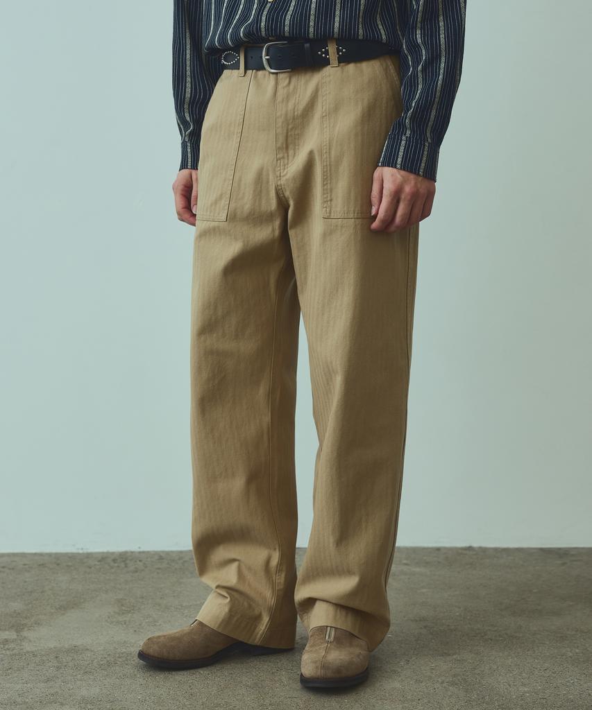 UNIFORM BRIDGE Hbt Fatigue Pants Beige